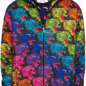 Gucci Panther Print Nylon Jacket Rainbow XXXL